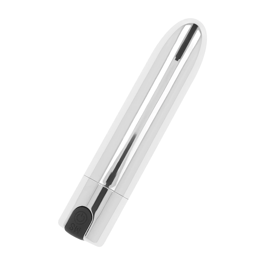 OHMAMA - BALA VIBRANTE PRATA 9,5 CM